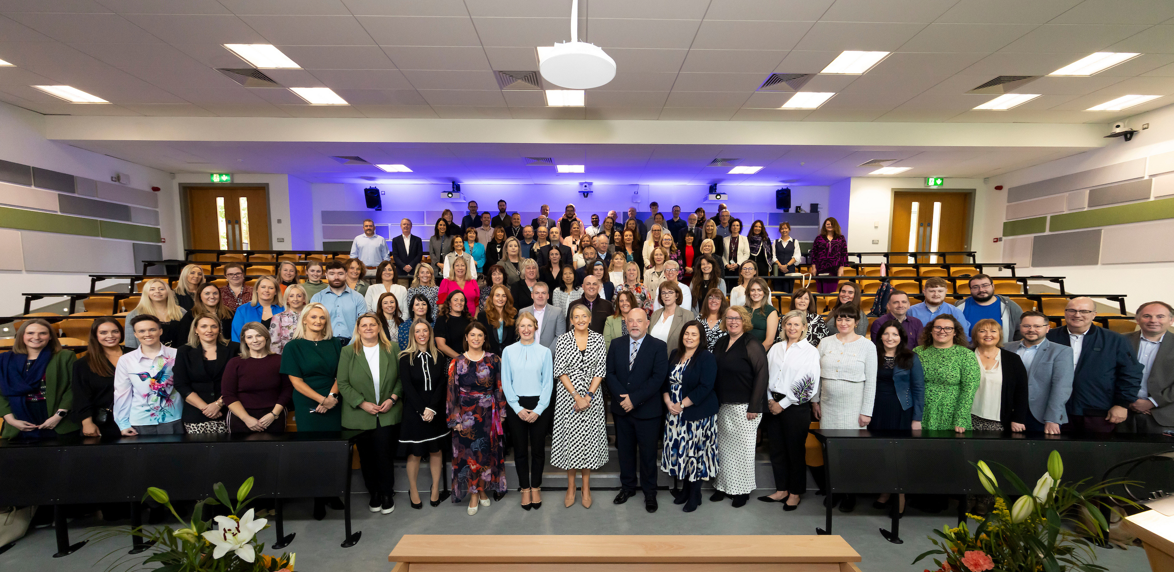 Picture of everyone that attended staff awards