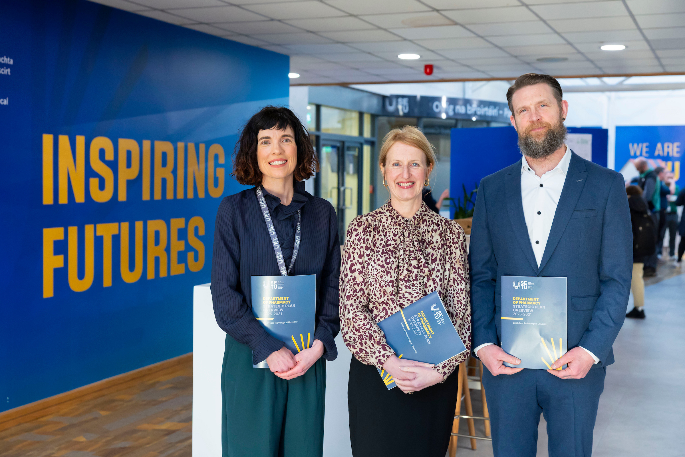 Claire Lennon, Veronica Campbell and Dr Laurence Fitzhenry