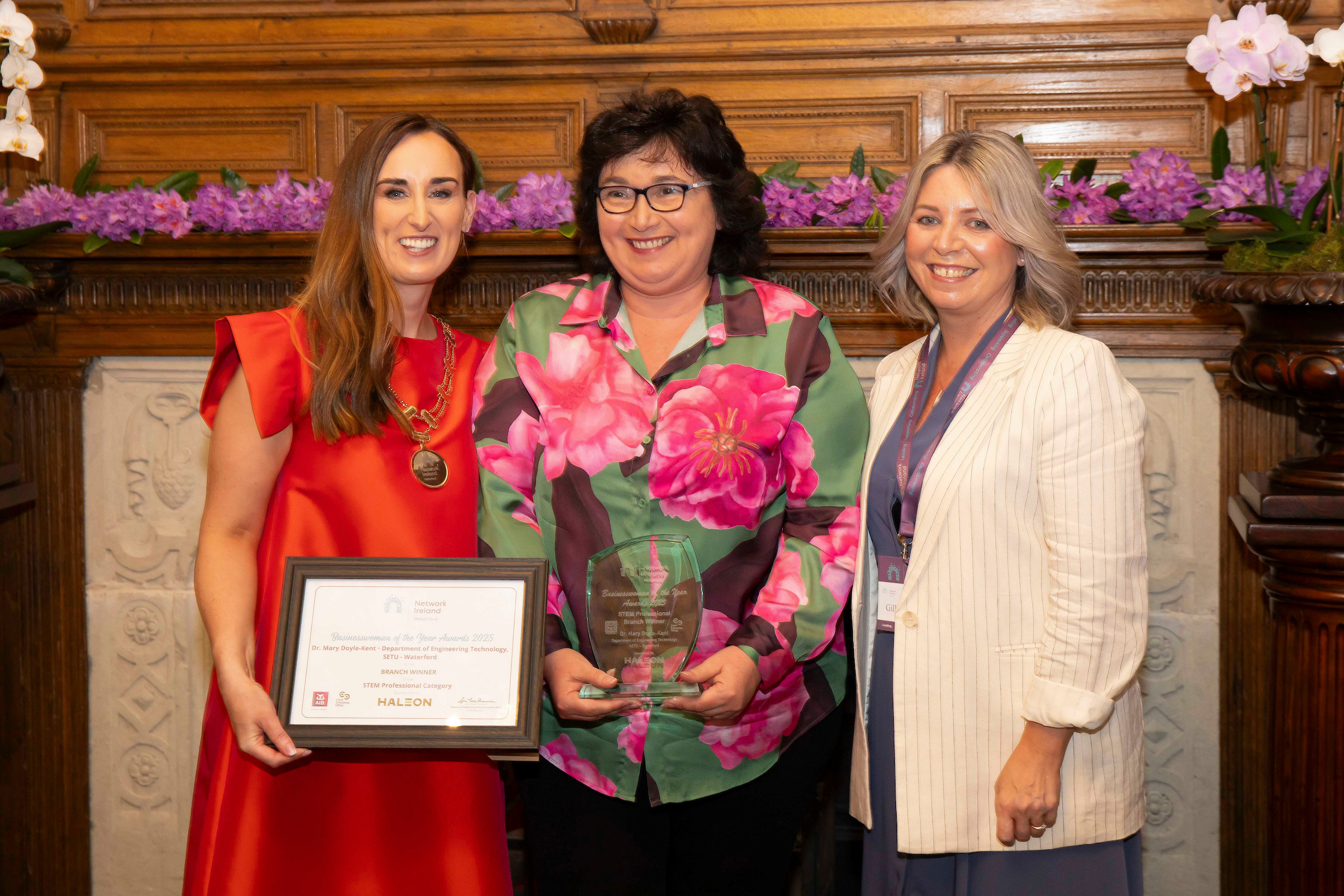 Picture of Dr Doyle-Kent with Ann Marie Shannon and Gillian Power