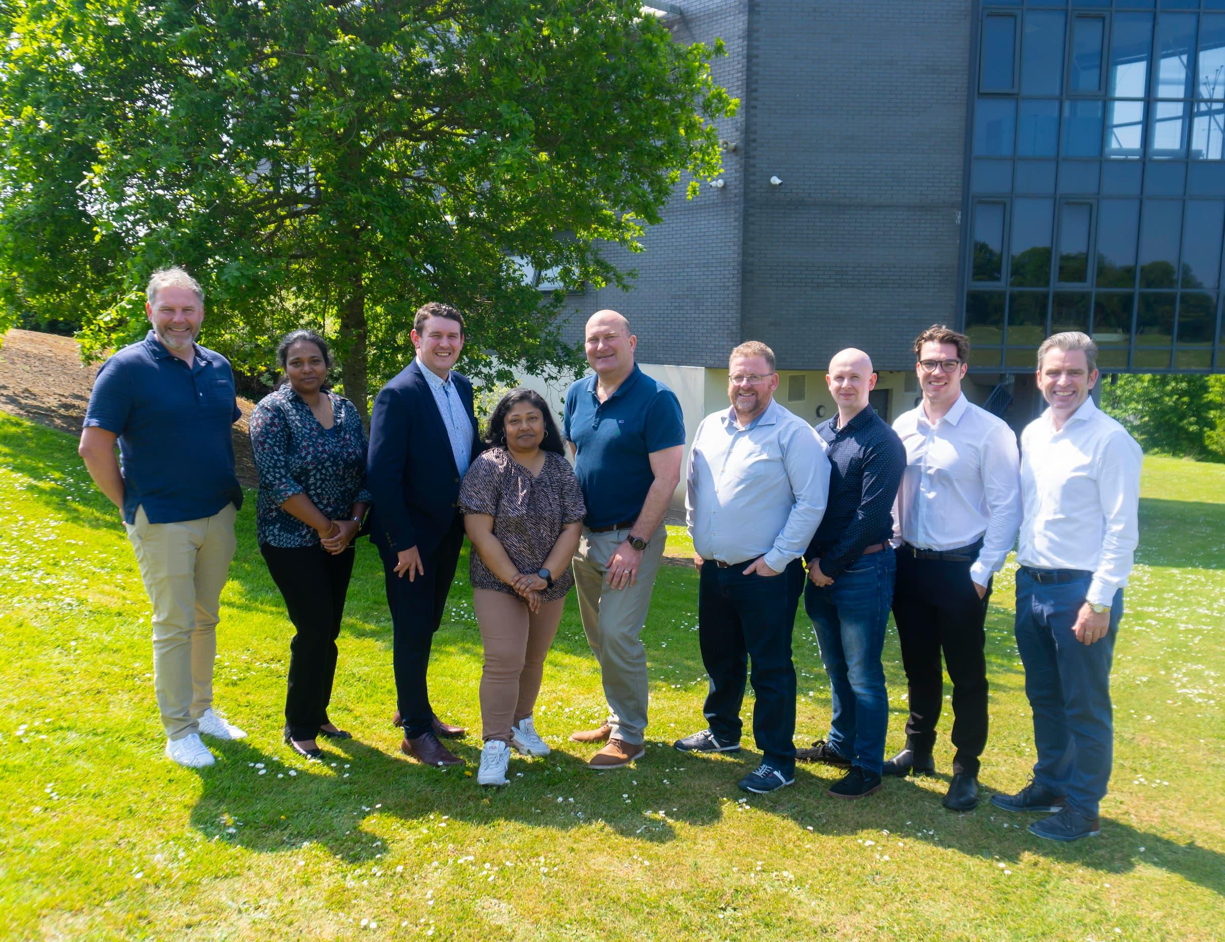 The GreenSphere team from Feedalpha and Walton Institute launching the project