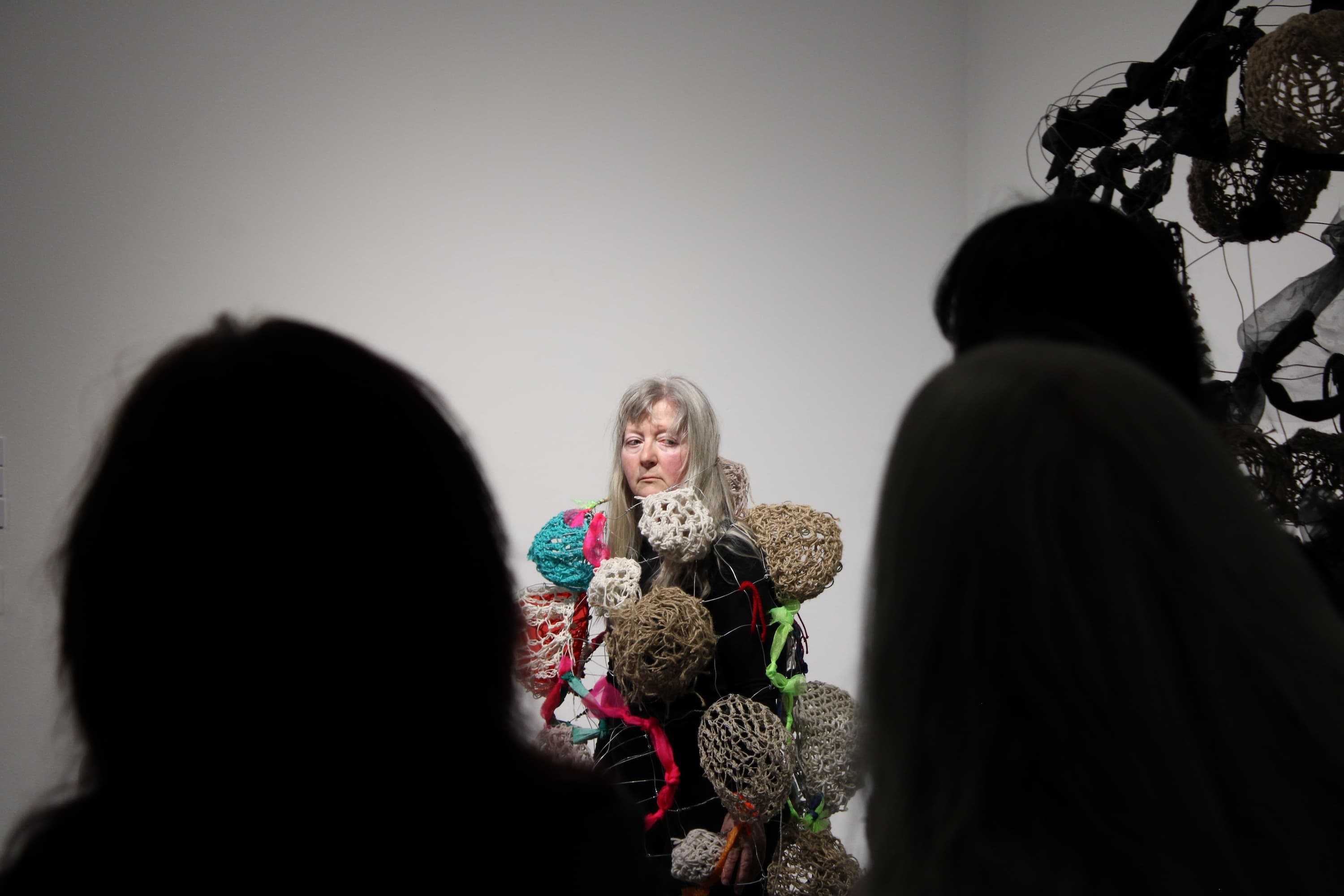 Picture of a final-year student art performance