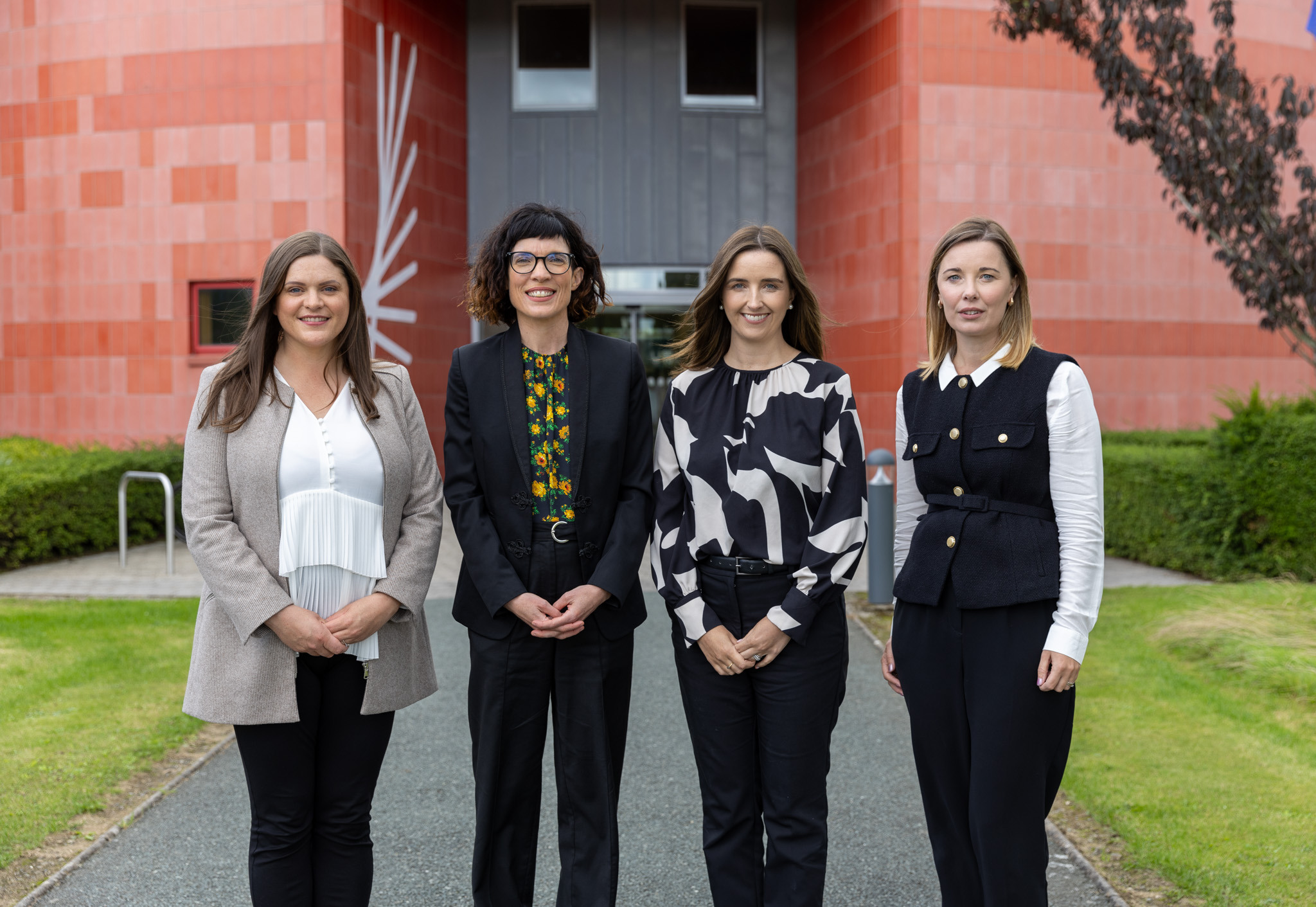 L-R, Dr Aisling Croke (MPSI), Lecturer in Pharmacy; Dr Claire Lennon, Head of Department of Pharmacy; Sarah Brown (MPSI); and Dearbhla Walsh (MPSI), both Lecturers in Pharmacy.