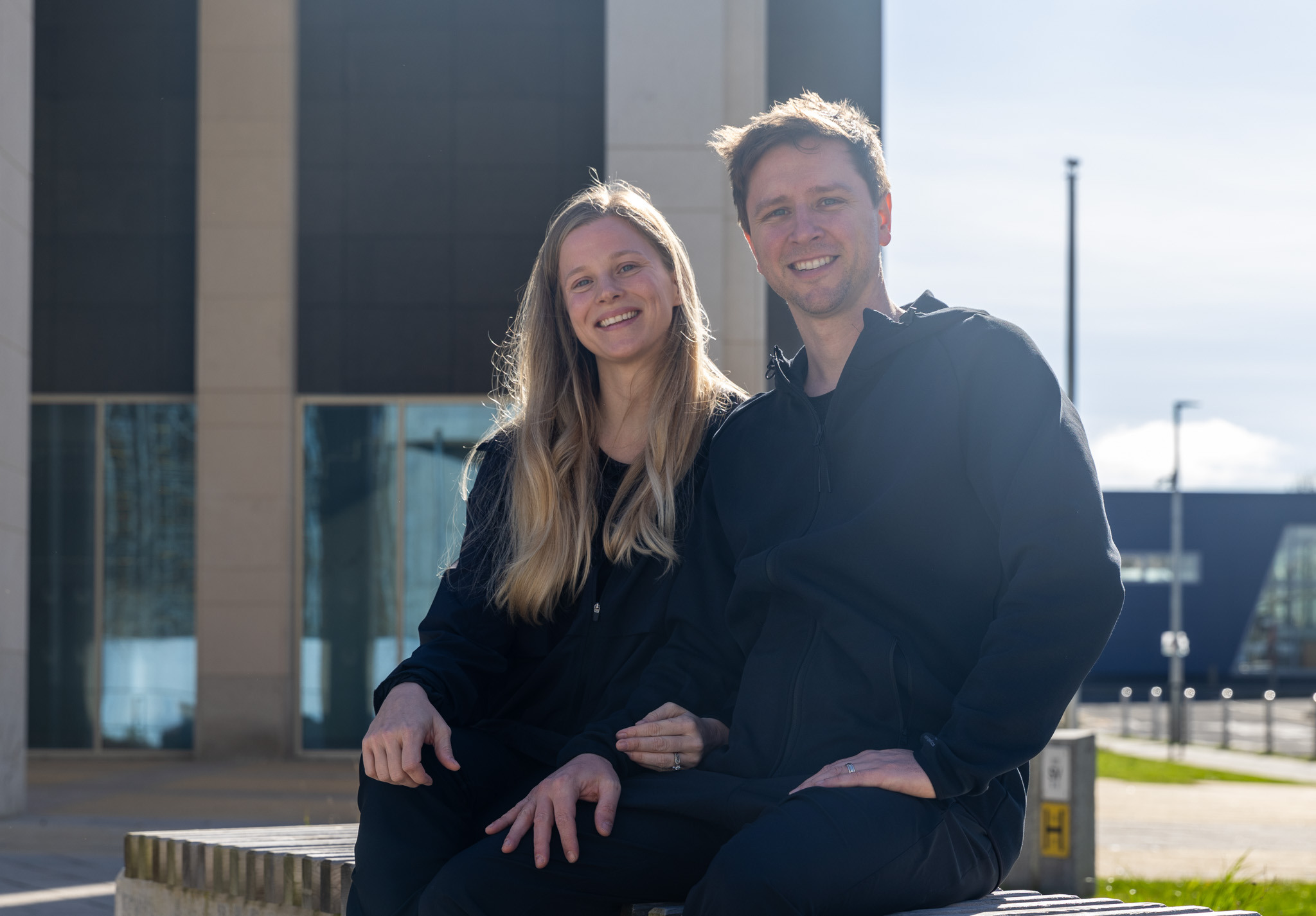 Nora and Alex Norris, co-founders of SAUNAWEAR™.