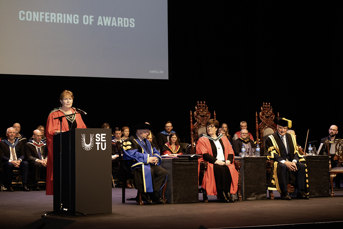 Speaking at the event, Dr Mulcahy congratulated graduates on their hard work and dedication to their studies.
