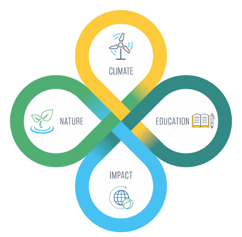 visual of SETU high prioritised areas in sustainability