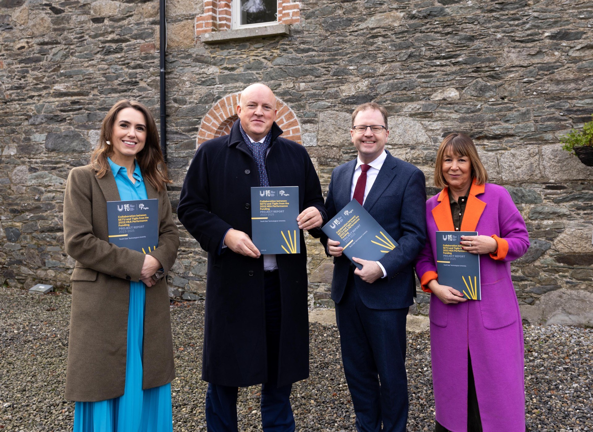 James Lawless TD, Minister for Further and Higher Education, Research, Innovation and Science launches the SETU and Tiglin Project Report 2023-2025, an event that celebrates a partnership that has transformed hundreds of lives.