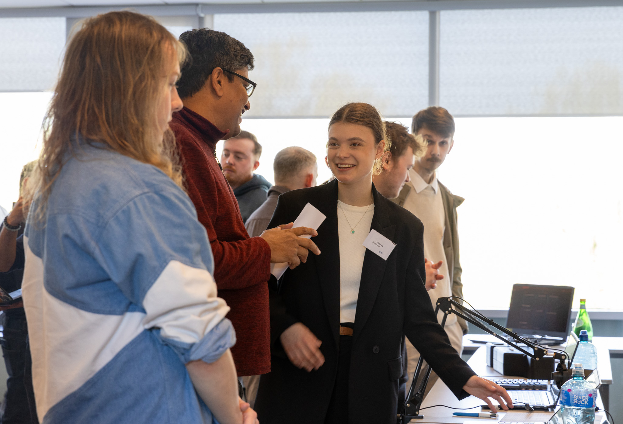 Attendees having the opportunity to explore these projects through interactive demonstrations