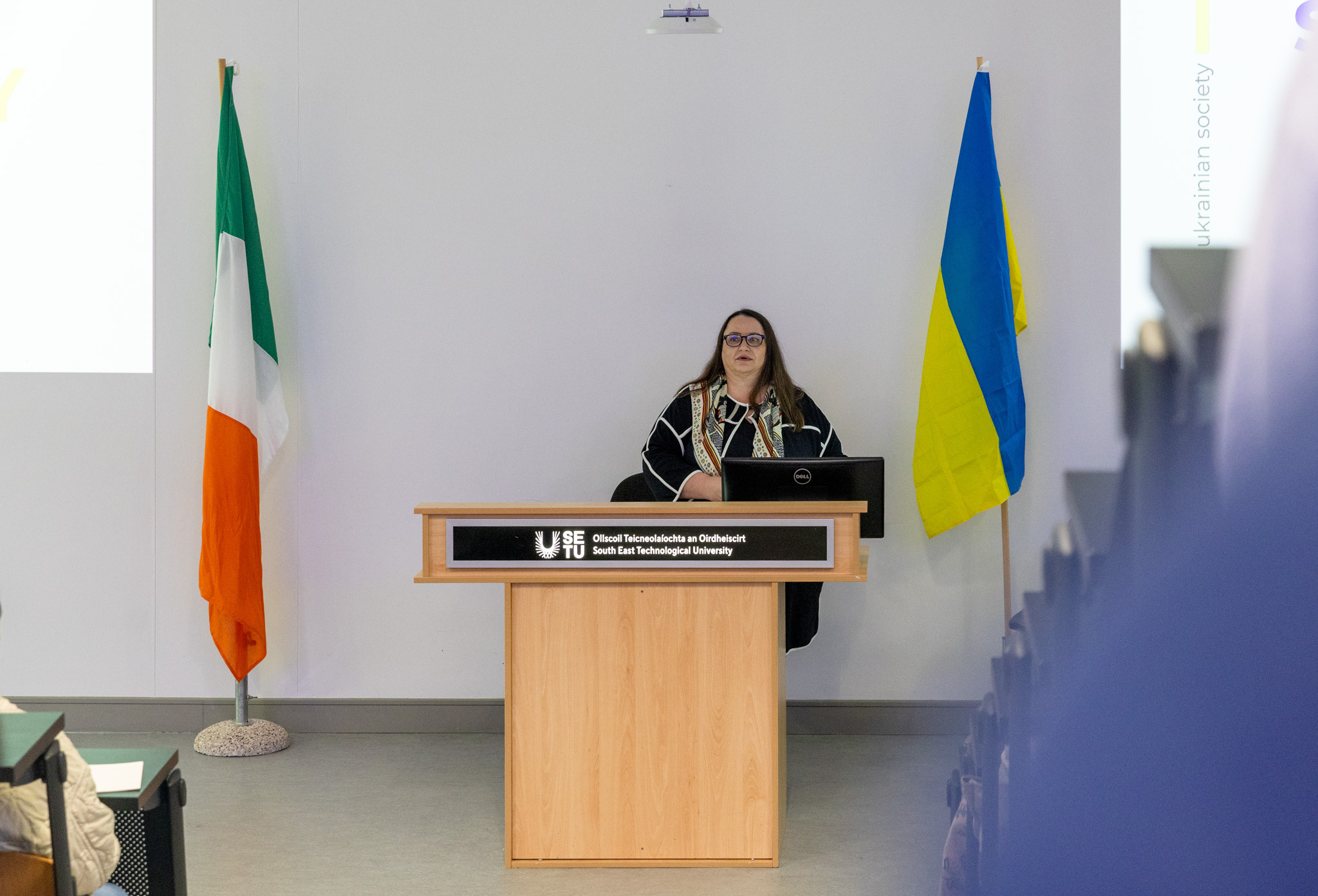 Students shared their experiences of studying in Ireland, Ukraine’s diplomatic work, integration into Irish society