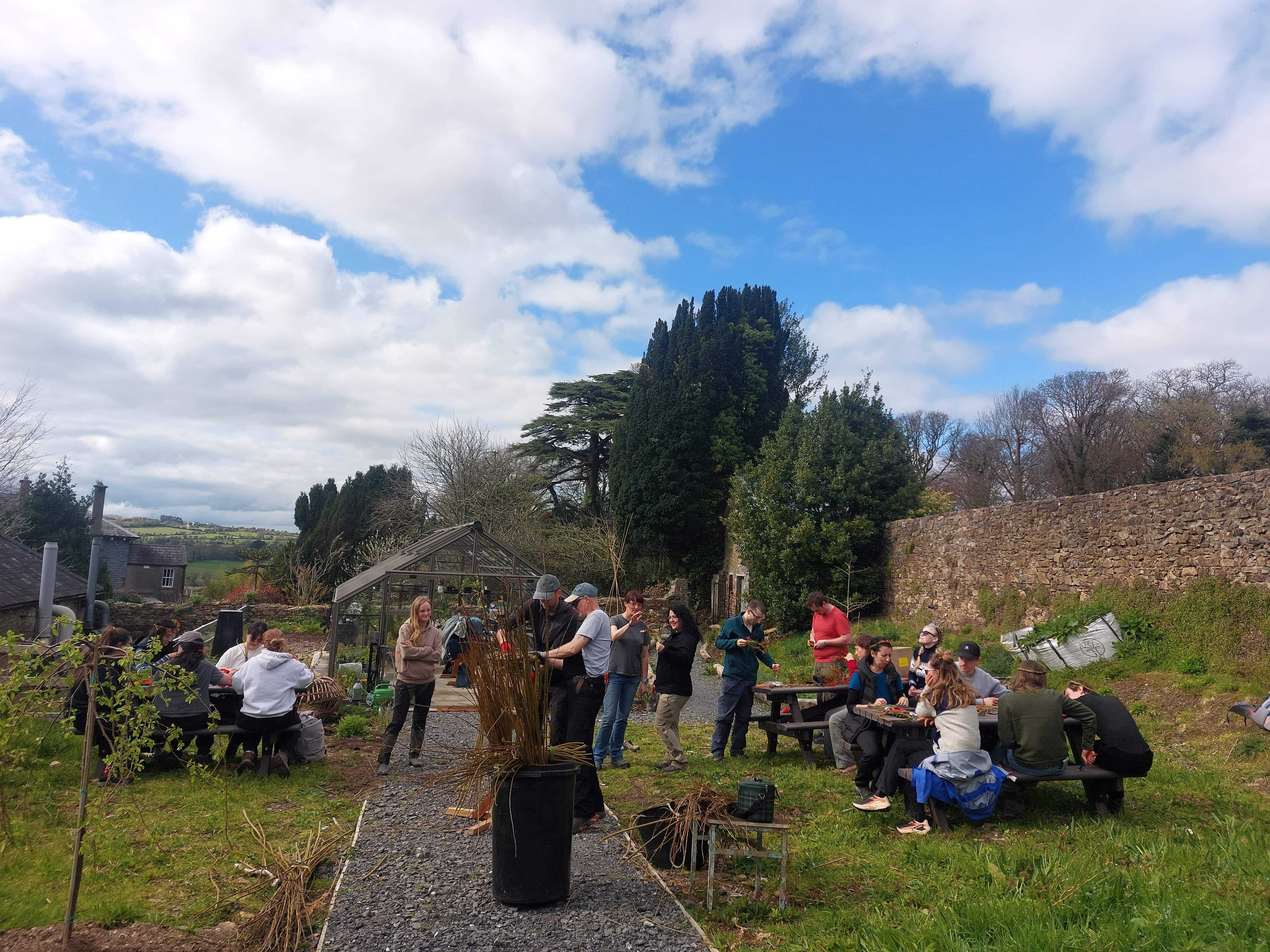fifteen youth workers learn how nature based activities are facilitated