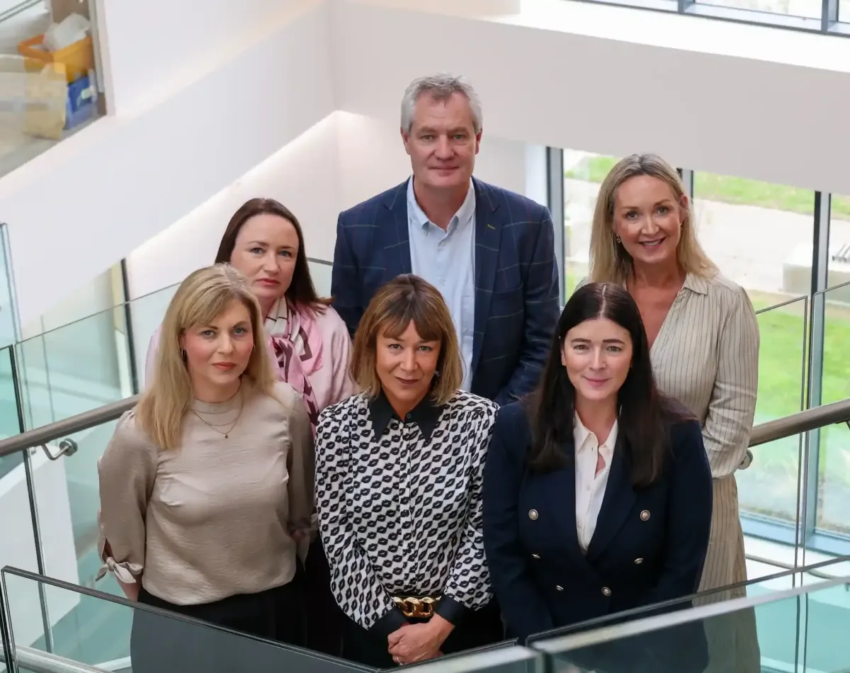 Photo caption: Back L-R: Michelle Woods, Lifelong Learning Projects Administrator, SETU; Dr Tony Murphy, Head of Lifelong Learning, SETU; Dr Rosemary Flynn, Head of Department - Director of Lifelong Learning, SETU.Front L-R: Nicola McEntee, Project Lead, SETU; Dr Helen Murphy, Head of Faculty of Education and Lifelong Learning, SETU; and Yvonne McCahill, Programme Manager, Policy and Engagement at AIIHPC.