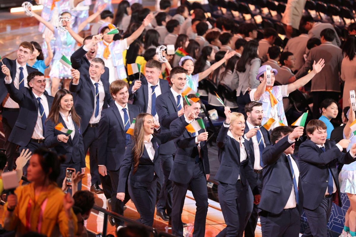 Team Ireland at the Opening Ceremony