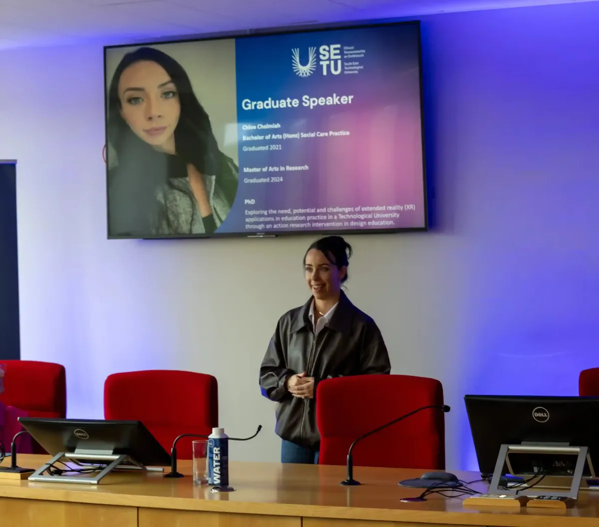 Chloe Chelmiah, SETU Graduate and PhD Researcher