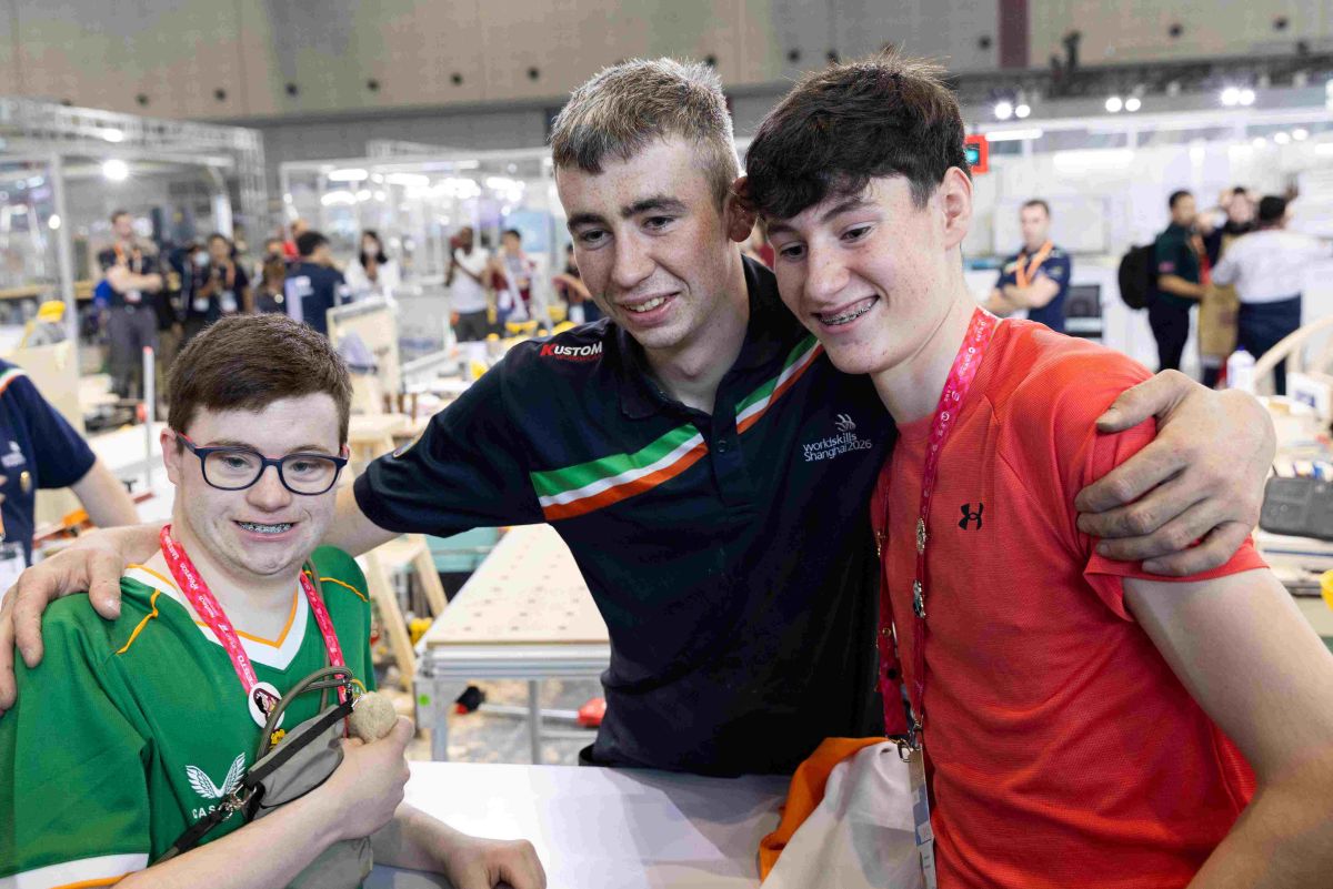 Darragh Brett at WorldSkills