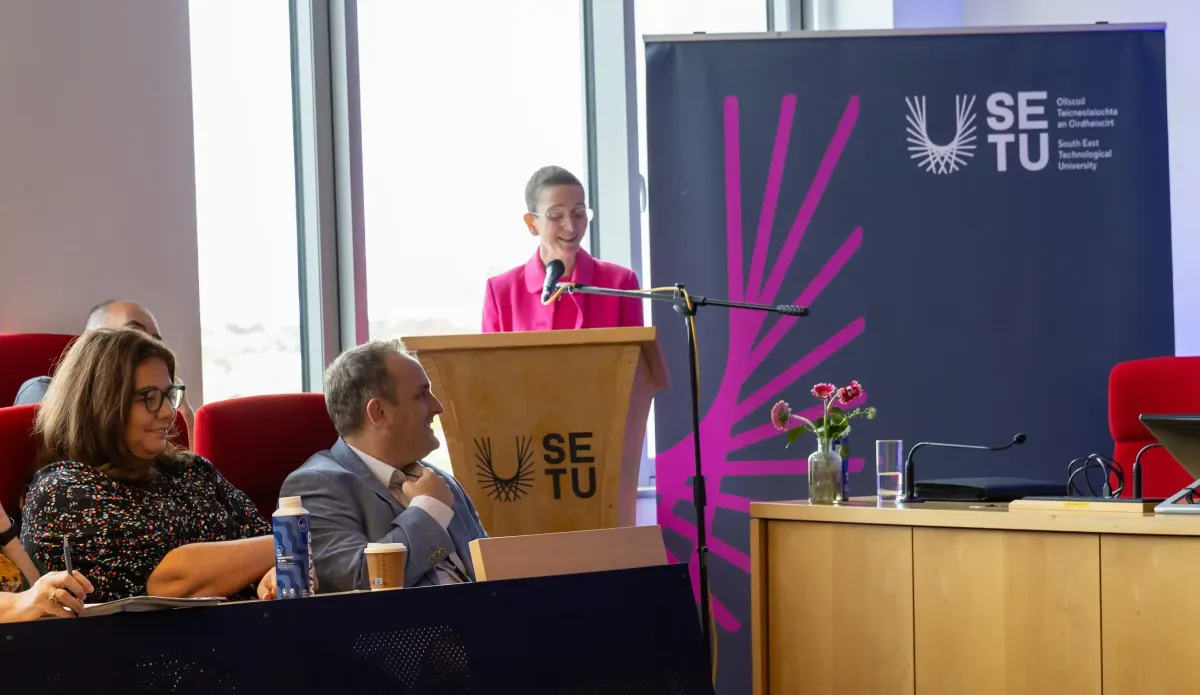 Professor Harriet Dunbar-Morris, Chief Academic Officer and Deputy President welcoming Guidance Counsellors