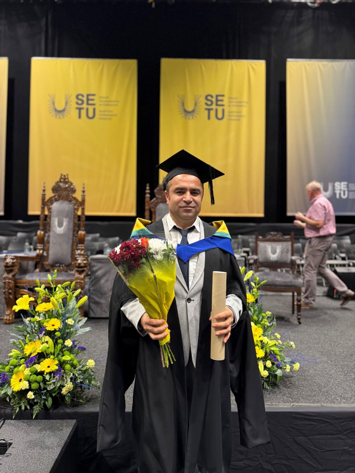 Homayoon Graduating
