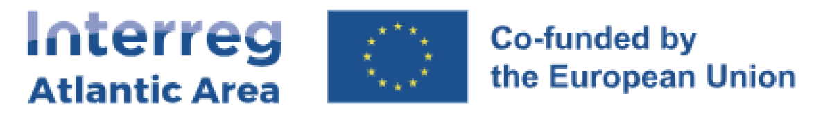 Interreg Atlantic Area Logo (Co-funded by European Union)