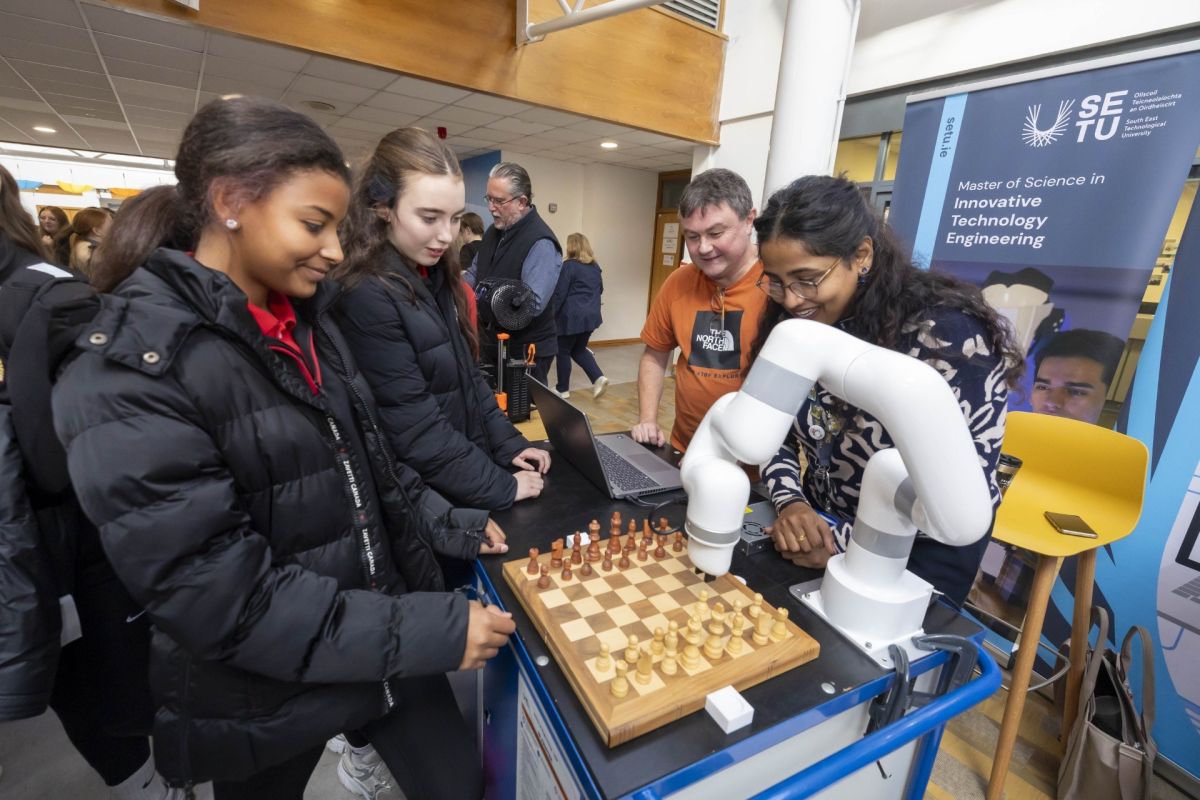 Students participating at Ada Lovelace Day