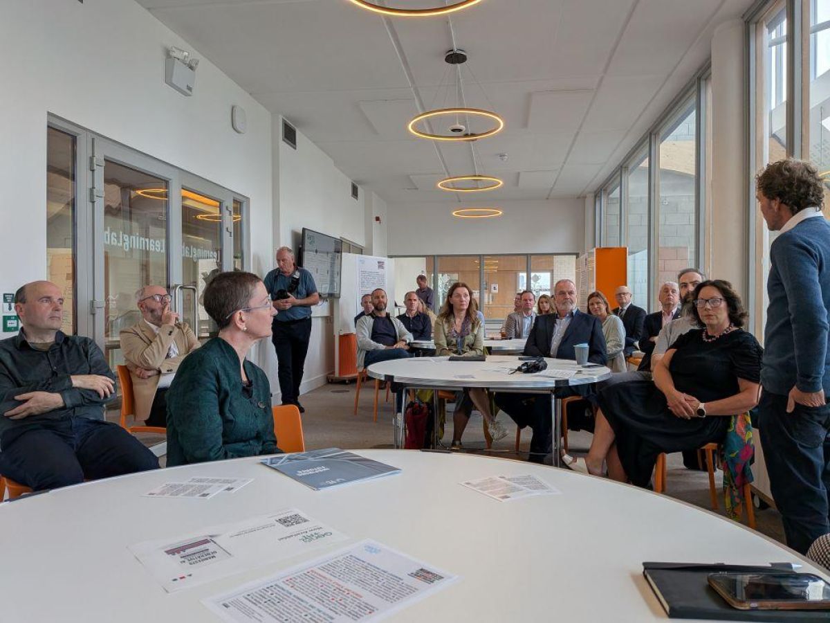 Group attending the recent launch of The Manifesto for Generative AI in Higher Education – The Book Project