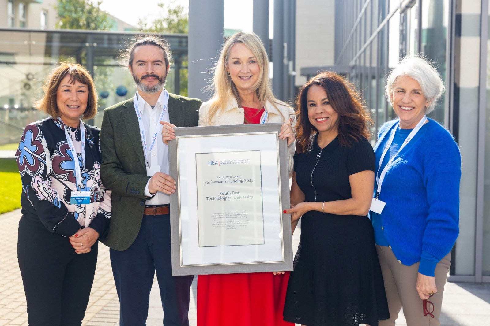 SETU wins the HEA Performance Funding 2023 award