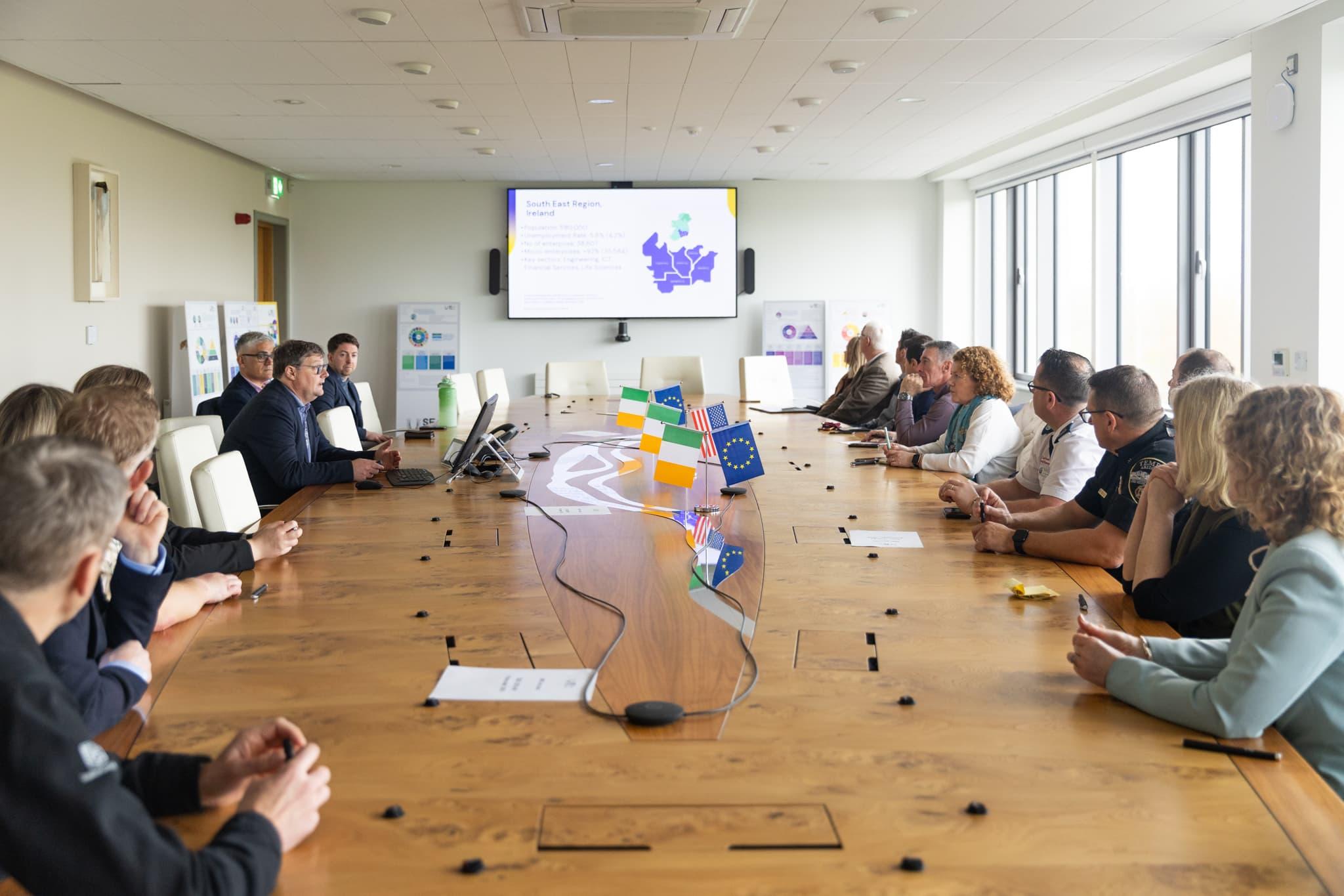 Carlow County Council reflecting the university’s ongoing commitment to international collaboration
