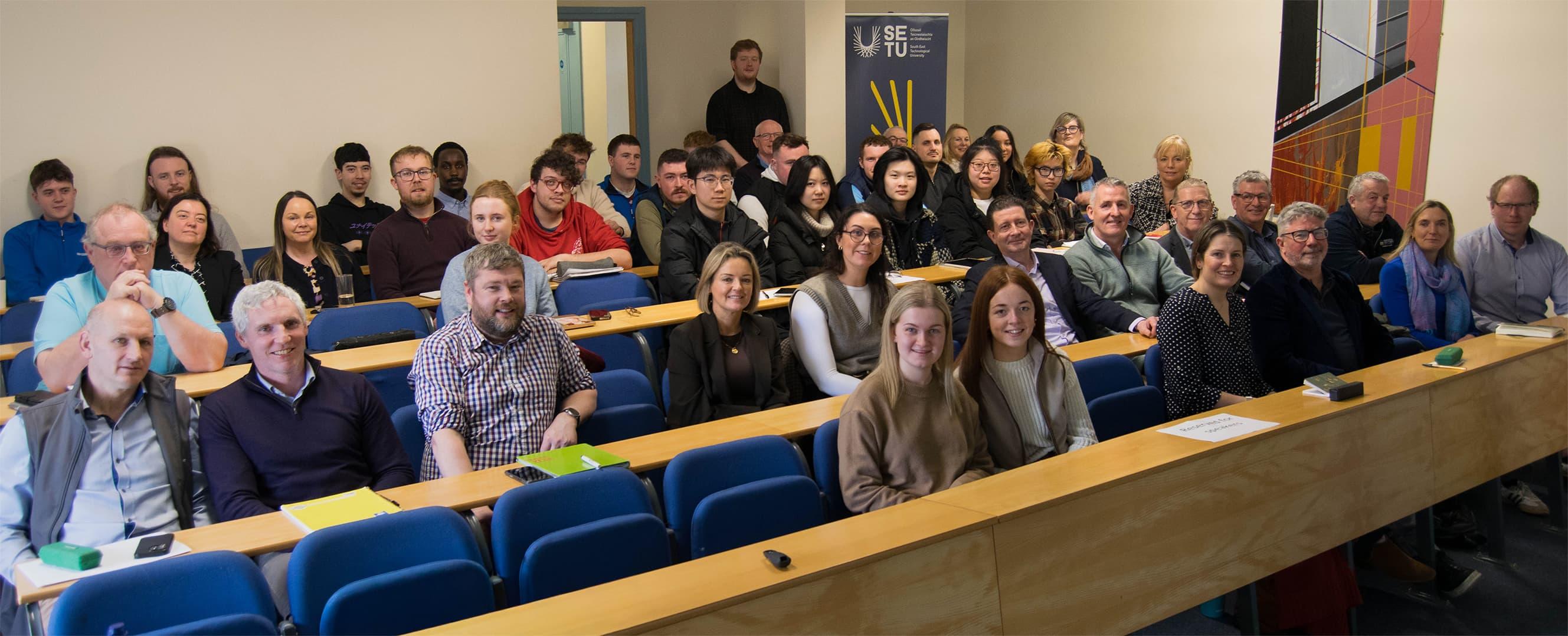 seminar on SETU's commitment to  sustainability and the importance of embedding biodiversity principles