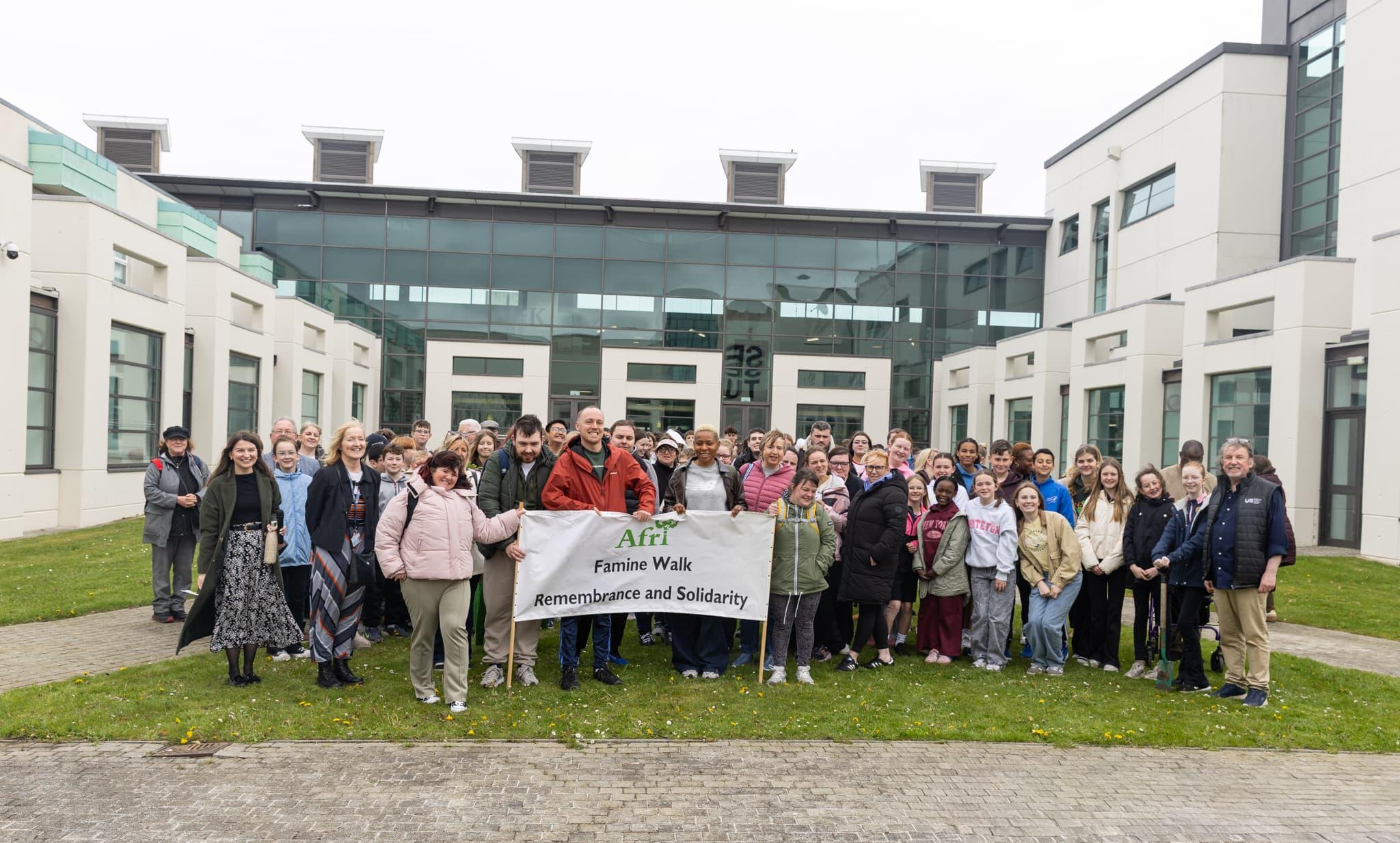 Group at the Féile na Beatha Festival feminine walk at SETU.