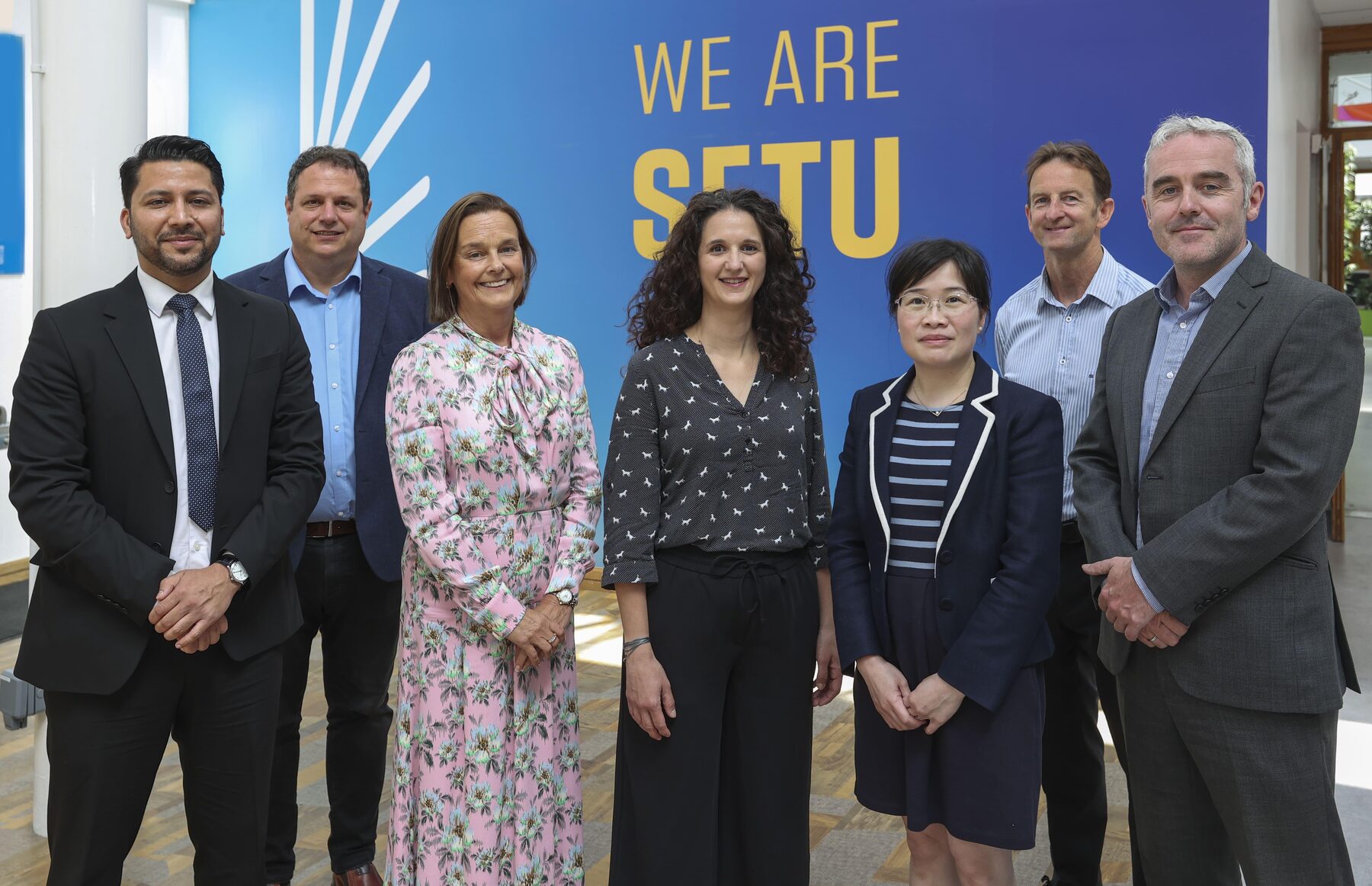 Eye-Q team connecting with global community
