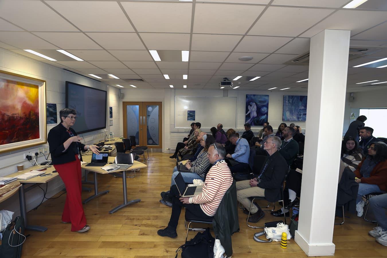Prof Felicity Kelliher addresses SEALabHaus cohort