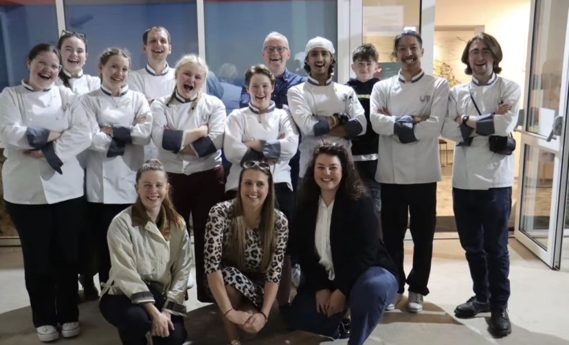 Staff and students group image