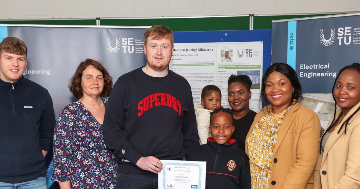 SETU | Meluleki Mlotshwa memorial award presented for best final year…