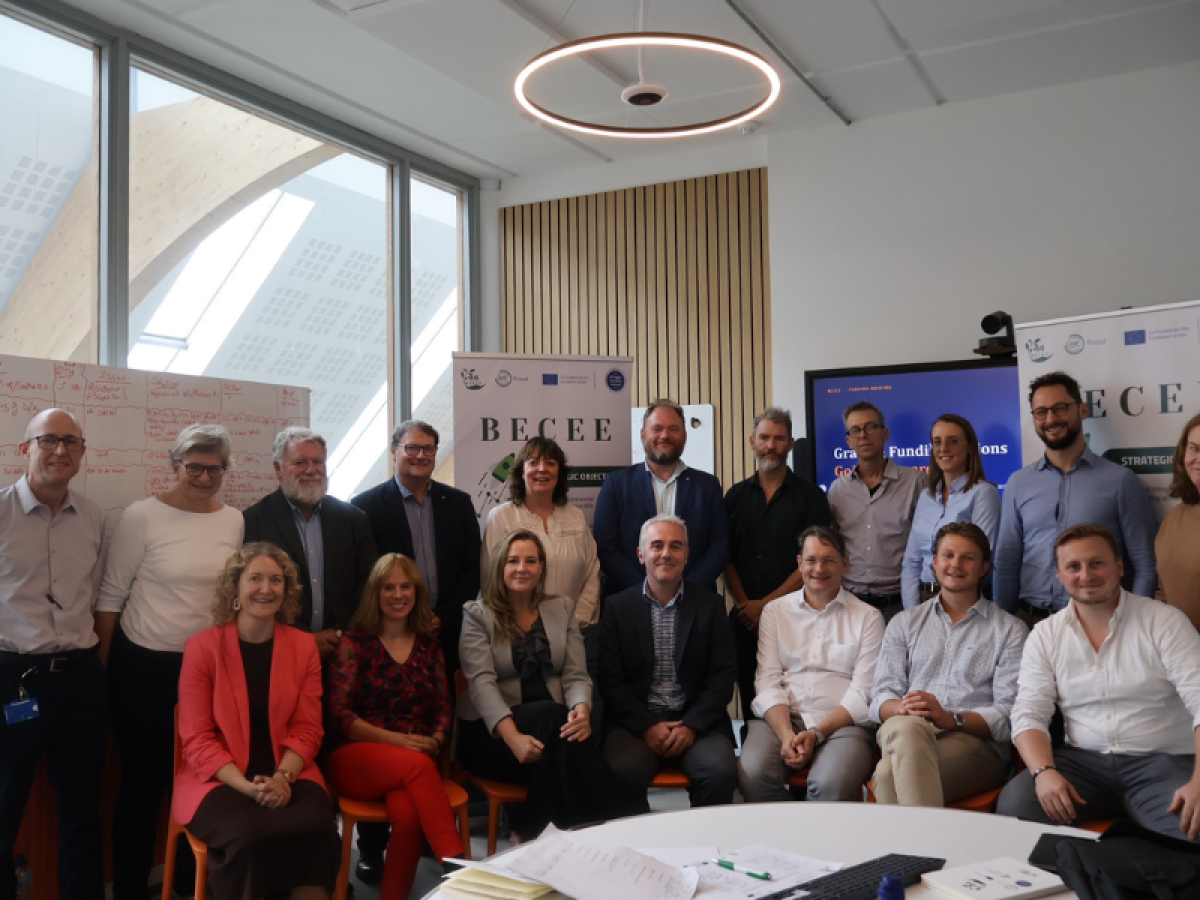 Group of BECEE partner representatives posing for photo
