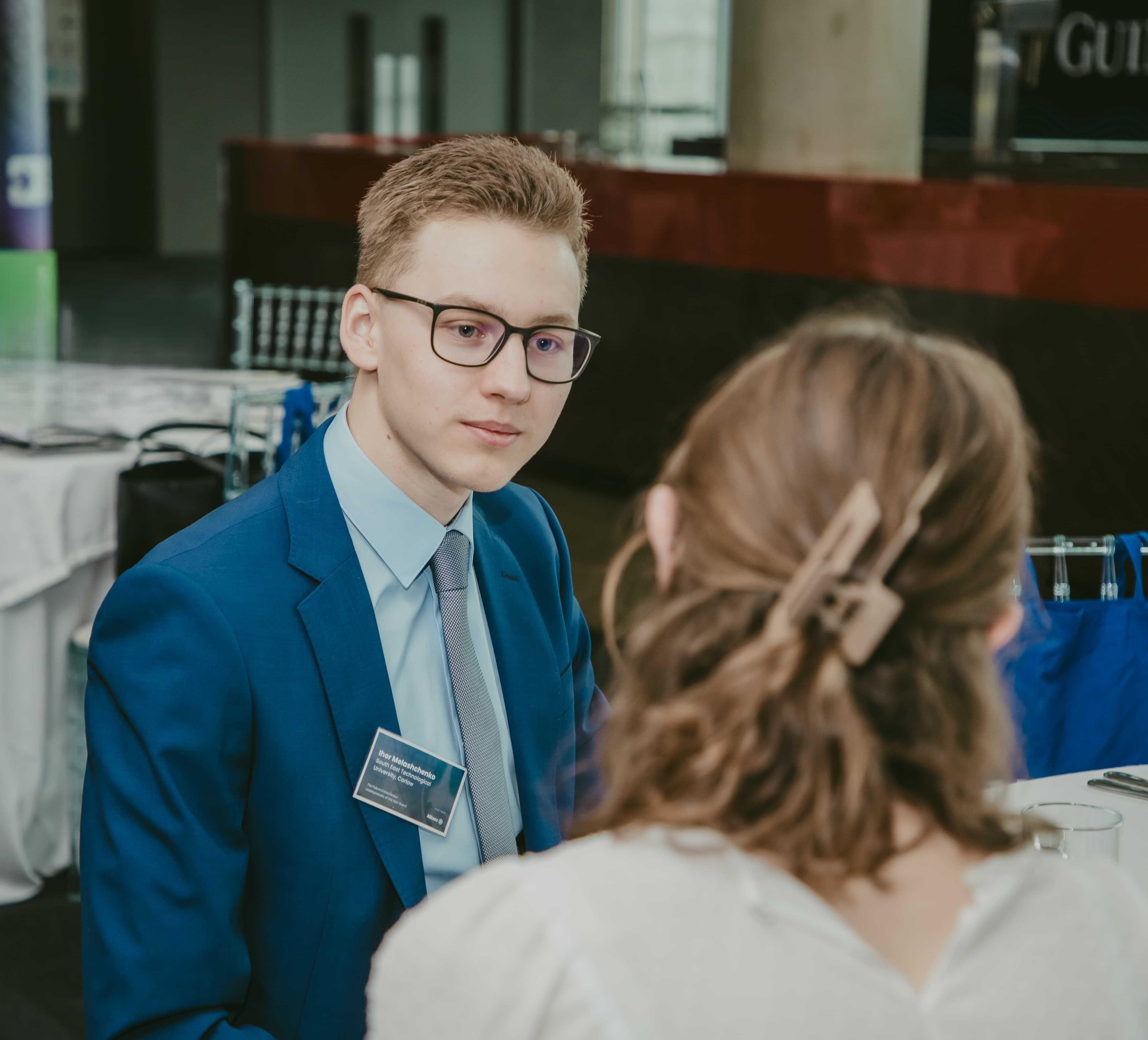 Ihor Melashchenko nominated for the ‘Future Entrepreneur Undergraduate of the Year Award’.
