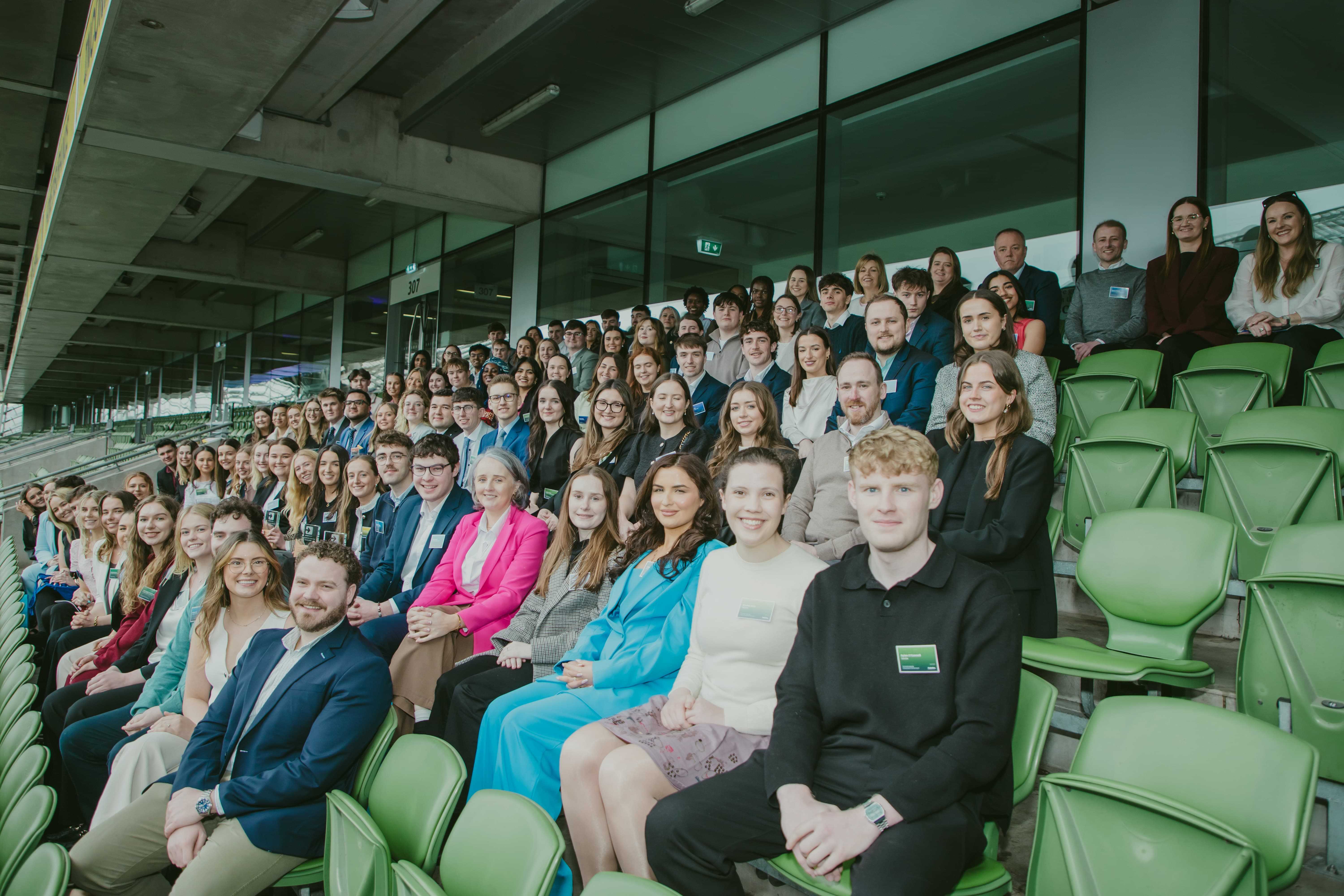 Students at the gradireland Undergraduate of the Year awards