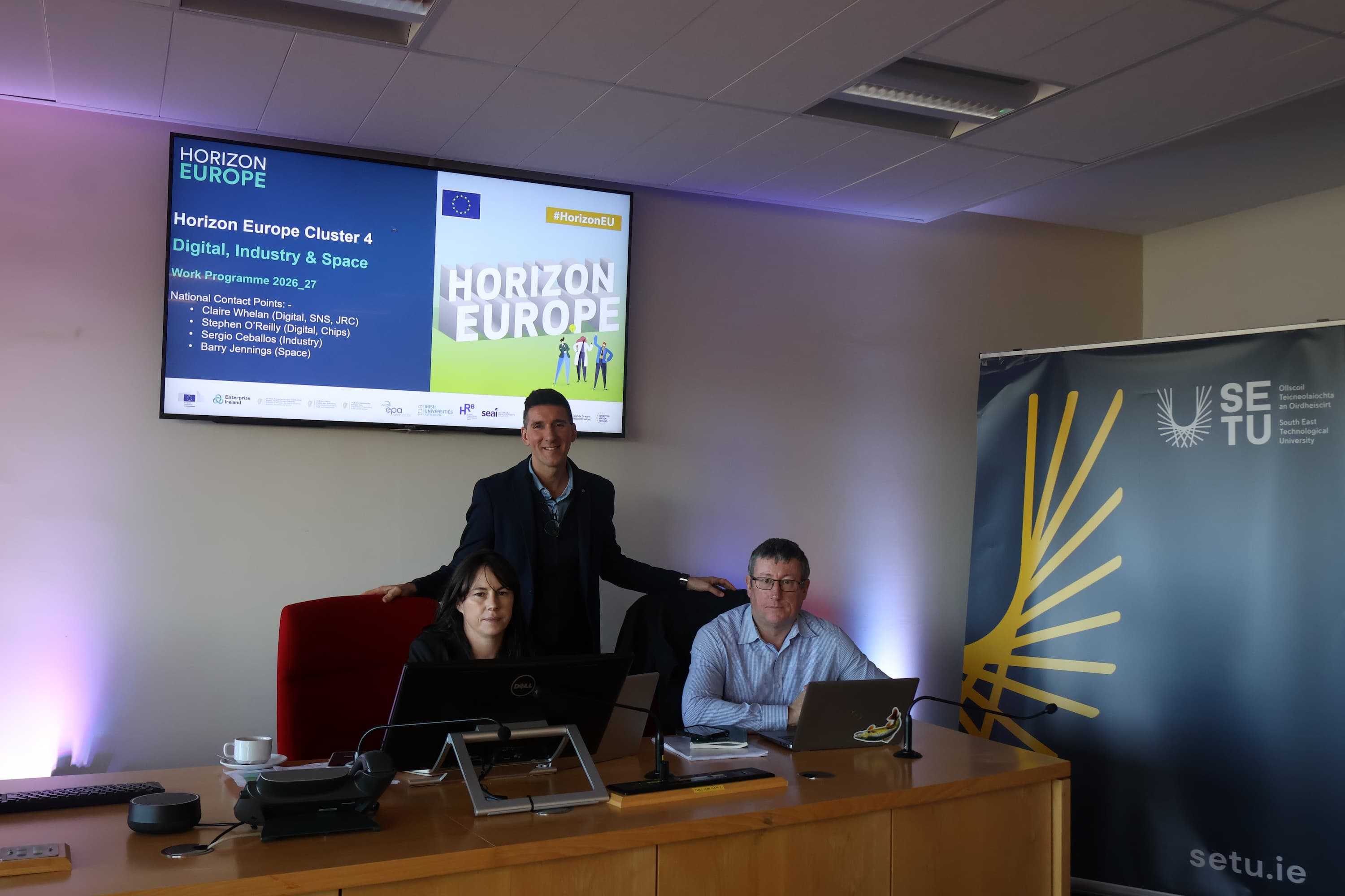 Horizon Europe experts at SETU Carlow campus