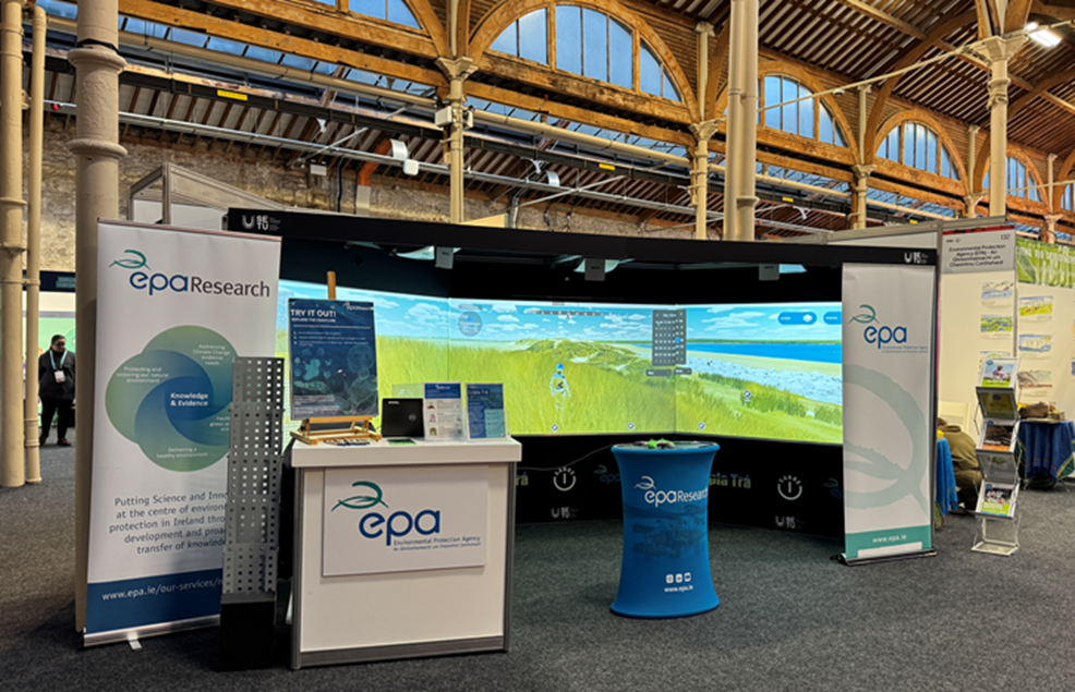 Cúpla Trá as the featured exhibition at the EPA’s Young Scientist and Technology Exhibition 2026 booth attended by c.40,000 visitors.