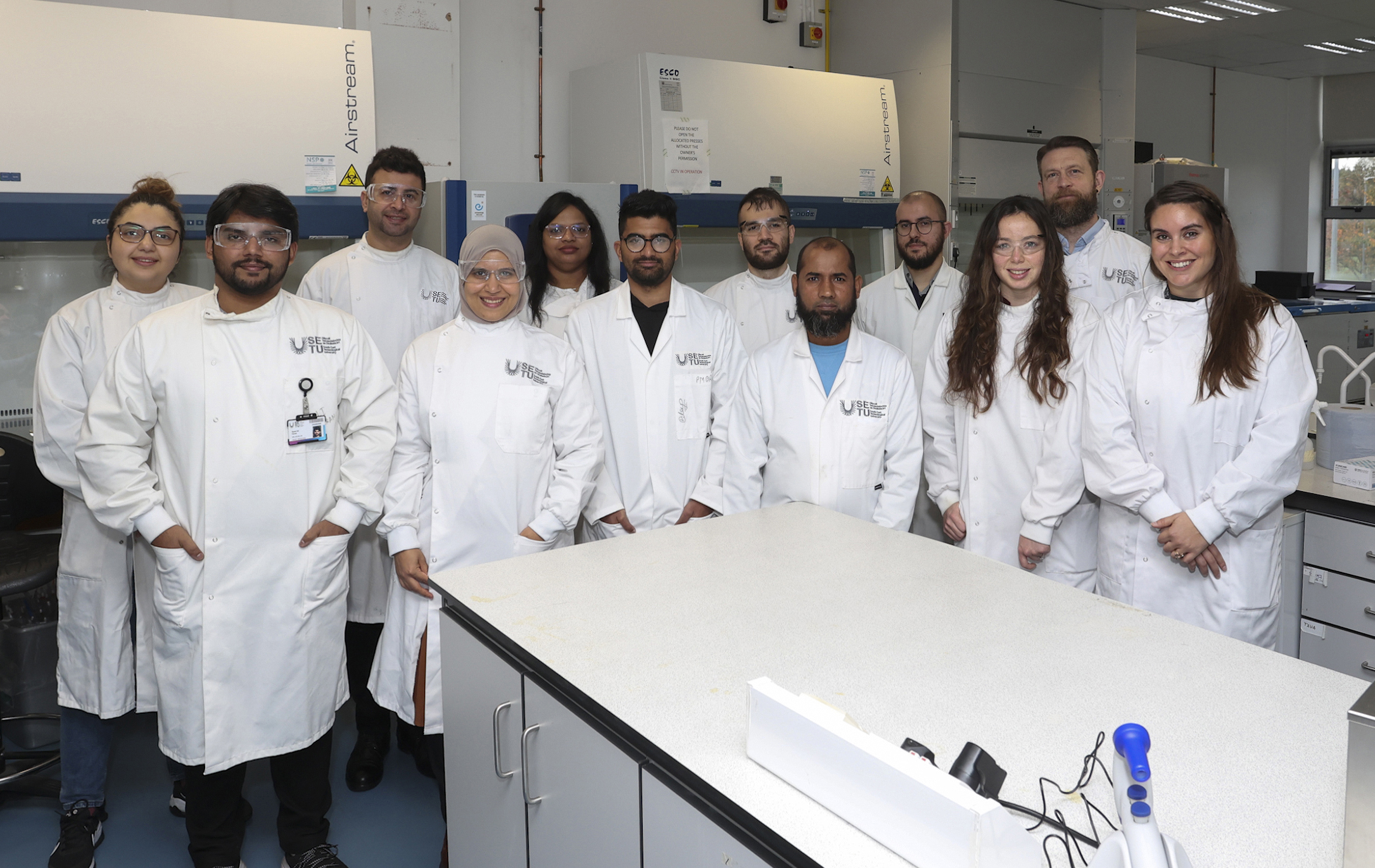 Dorsa Golestaneh (left), pictured with her OTRG team in 2024.