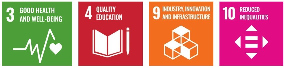 Block 3,4,9 and 19 of the Sustainable Development Goals