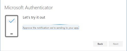 Microsoft Authenticator prompt