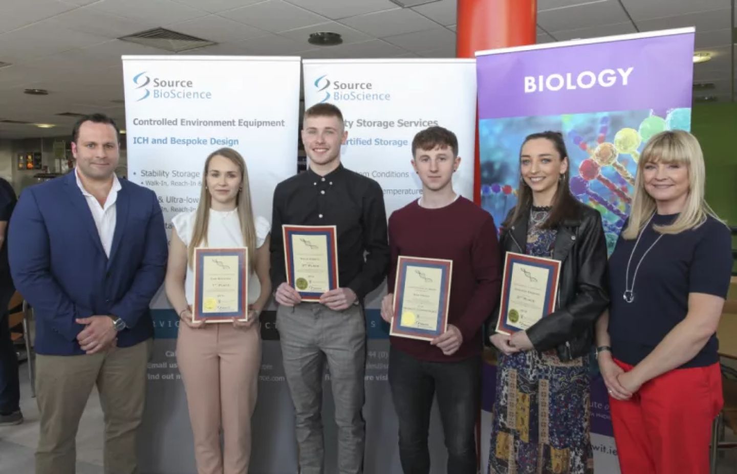 Source bioscience awards for excellence in level 7 undergraduate biology research