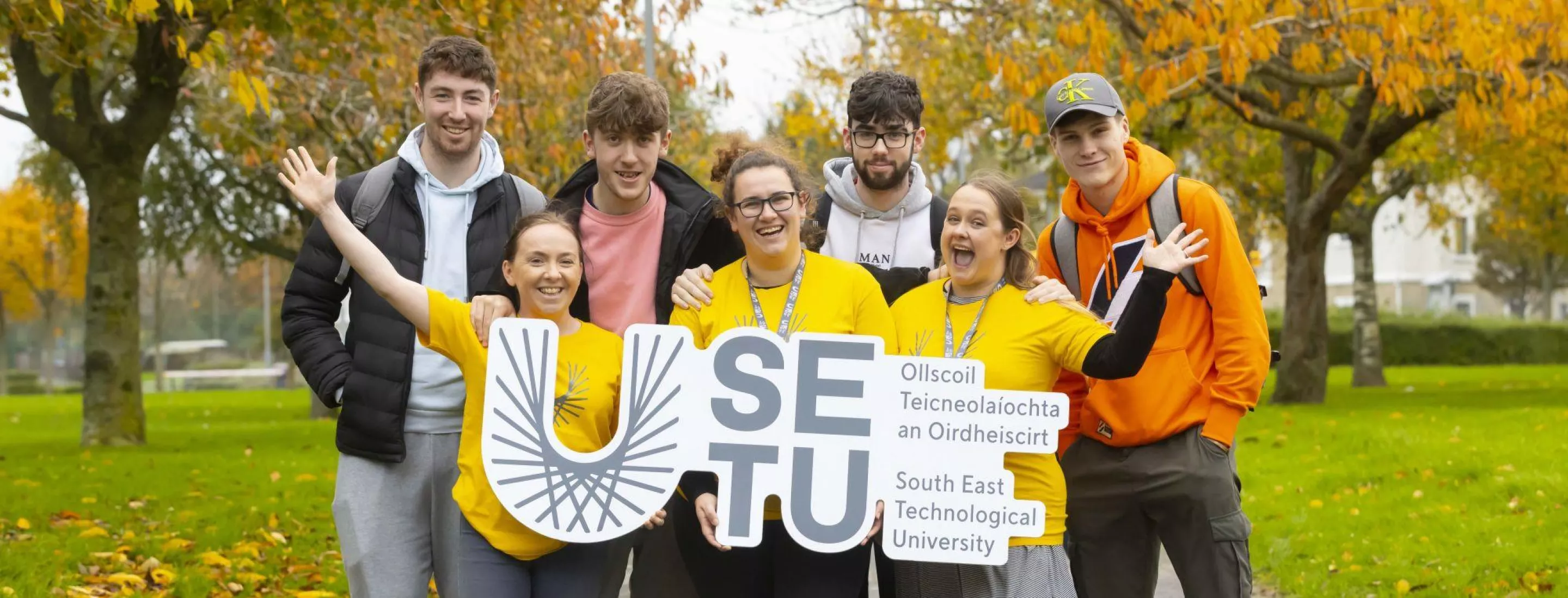 SETU open day students on campus