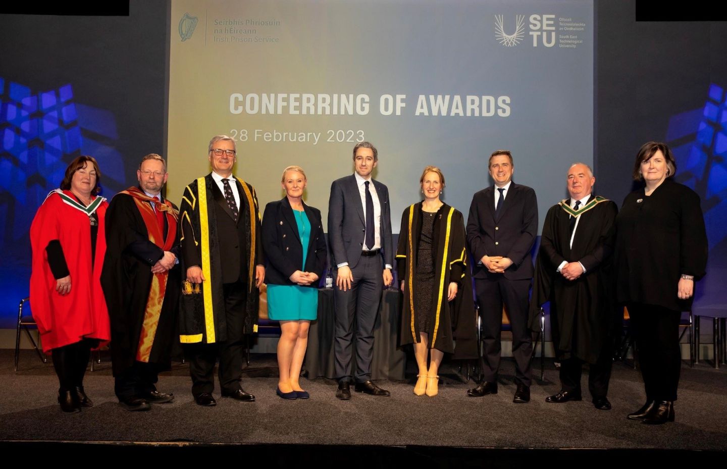 131 Recruit Prison Officers graduated from SETU at a ceremony in Dublin Castle