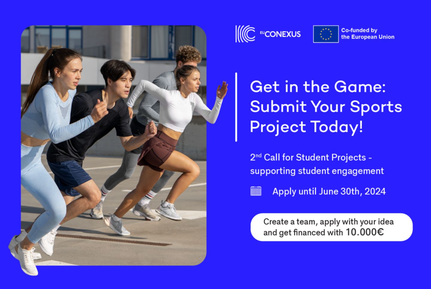 EU-CONEXUS 2nd Call for Student Projects to support student engagement through sport