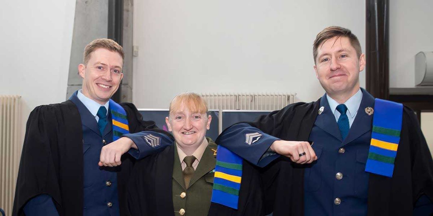 Over 300 members of the Irish Defence Forces graduate at South East Technological University