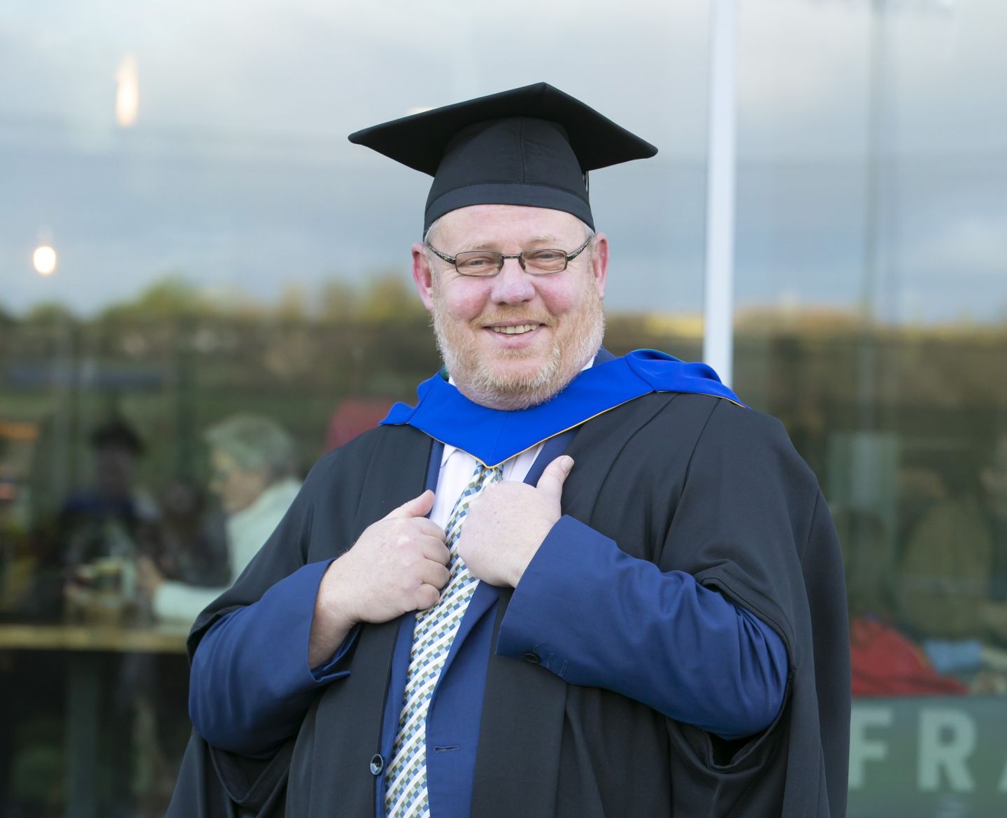 Paul holds Waterford and SETU Master of Science degree in his pocket